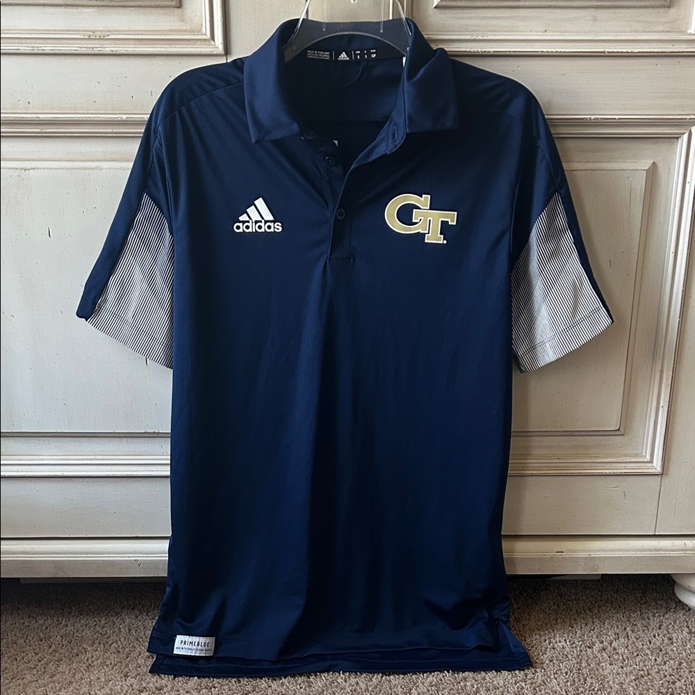 Adidas Dark Blue Polo with GT Emblem